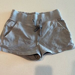 Gray lululemon shorts size 4